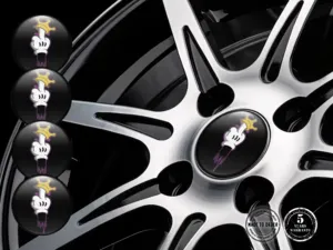 Wheel Stickers Metallic Radiant Thrust Prism